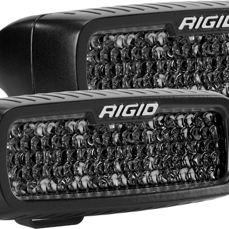 Rigid Industries SR-Q Series PRO Midnight Edition - Spot - Diffused - Pair - SMINKpower Performance Parts RIG905513BLK Rigid Industries