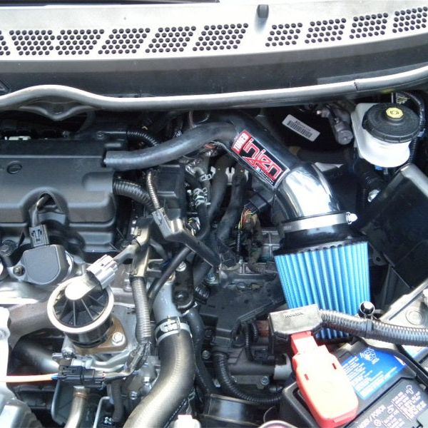 Injen 06-11 Honda Civic Ex 1.8L 4cyl Polished Tuned Air Intake w/ MR Tech/Nano-Fiber Dry Filter - SMINKpower Performance Parts INJSP1570P Injen