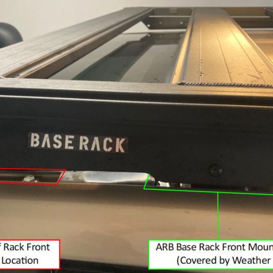 ARB Base Rack Mount Kit - Use w/ BASE Rack 1770030 - SMINKpower Performance Parts ARB17913010 ARB