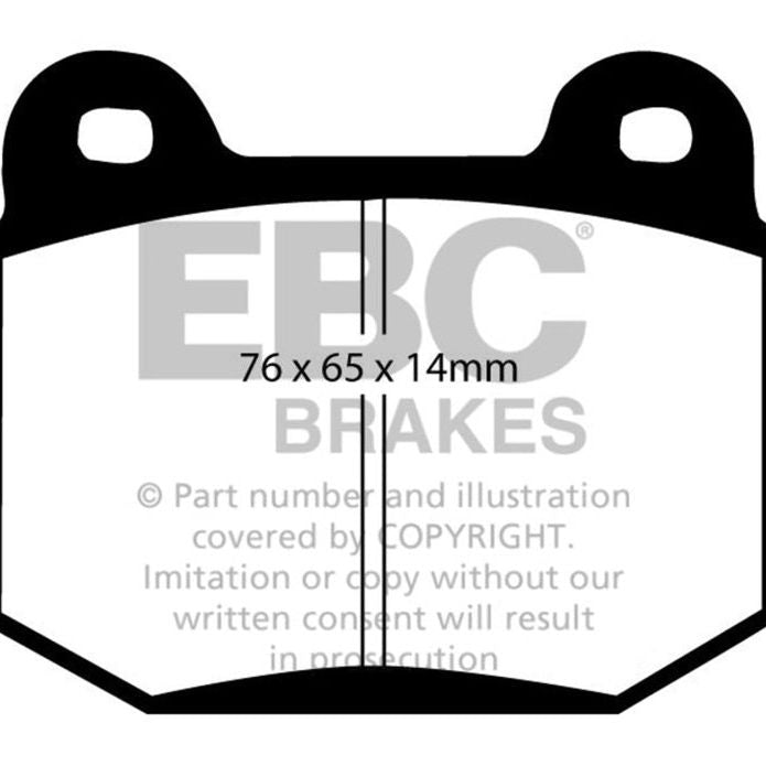 EBC 03-04 Infiniti G35 3.5 (Manual) (Brembo) Bluestuff Rear Brake Pads-Brake Pads - Racing-EBC-EBCDP51537NDX-SMINKpower Performance Parts