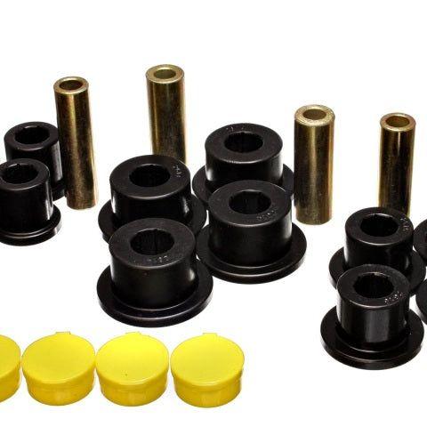 Energy Suspension 02-05 Dodge Ram 1500 2WD Black Rear Leaf Spring Bushing Set-Bushing Kits-Energy Suspension-ENG5.2115G-SMINKpower Performance Parts