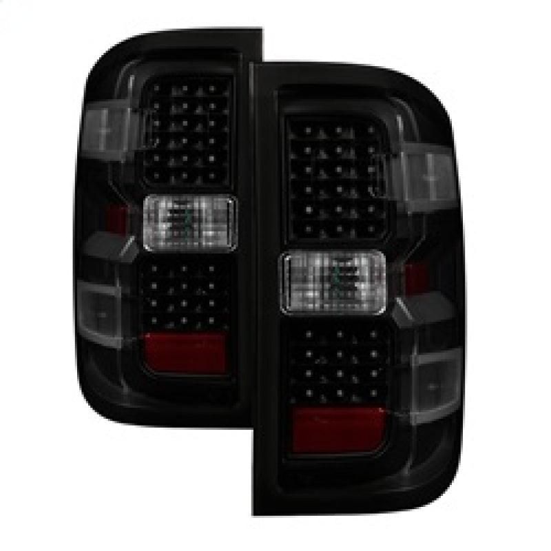 xTune Chevy 1500 14-16 / Silverado 2500HD/3500HD LED Tail Lights - Black Smoked ALT-JH-CS14-LED-BSM - SMINKpower Performance Parts SPY9036552 SPYDER