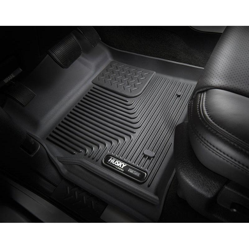 Husky Liners 2015 Ford Transit-150/Transit-250/Transit-350 X-Act Contour Black Front Row Liner-Floor Mats - Rubber-Husky Liners-HSL53481-SMINKpower Performance Parts