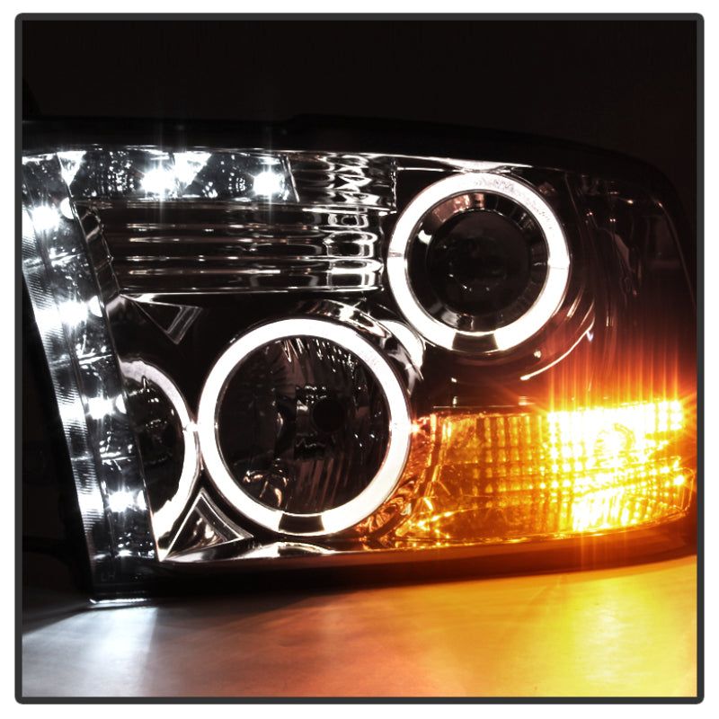Spyder Dodge Ram 1500 09-14 10-14 Projector Headlights Halogen- LED Halo LED- Smke PRO-YD-DR09-HL-SM-Headlights-SPYDER-SPY5010056-SMINKpower Performance Parts