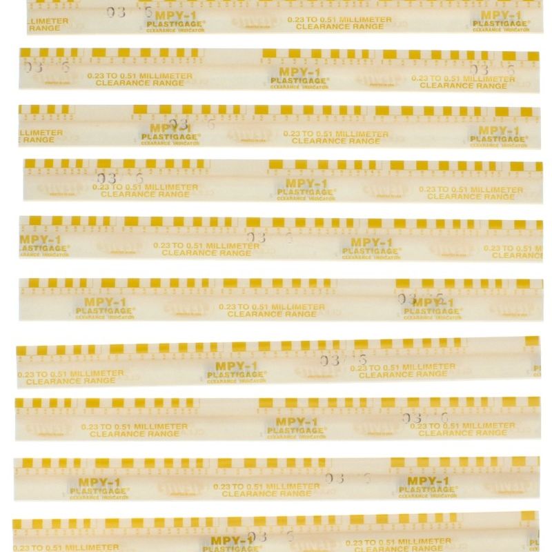 Clevite Plastigage Yellow Plastigage - 12 Pack-Tools-Clevite-CLEMPY1-SMINKpower Performance Parts