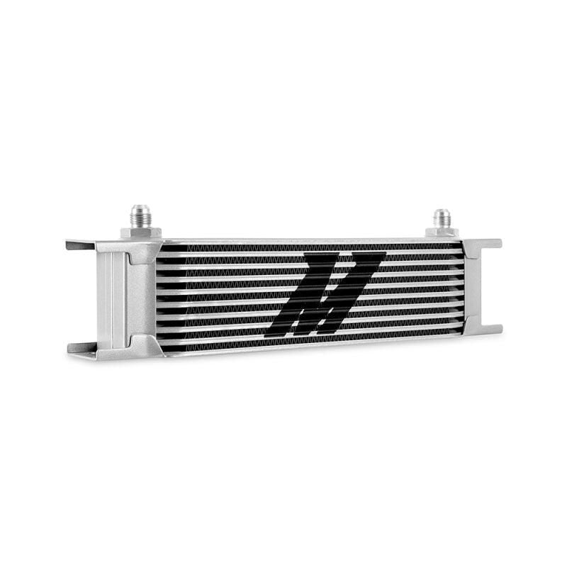 Mishimoto Universal -6AN 10 Row Oil Cooler - Silver - SMINKpower Performance Parts MISMMOC-10-6SL Mishimoto