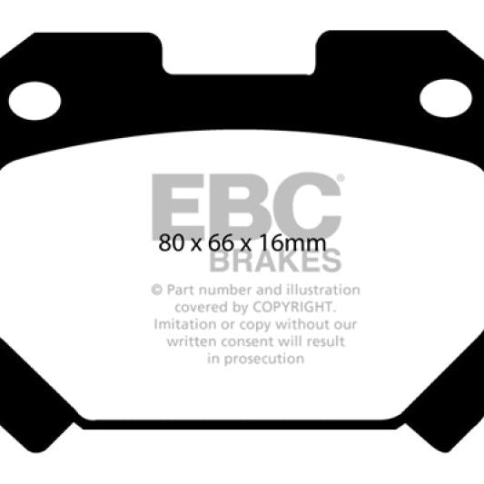 EBC 93-98 Toyota Supra 3.0 Twin Turbo Redstuff Rear Brake Pads-Brake Pads - Performance-EBC-EBCDP31005C-SMINKpower Performance Parts