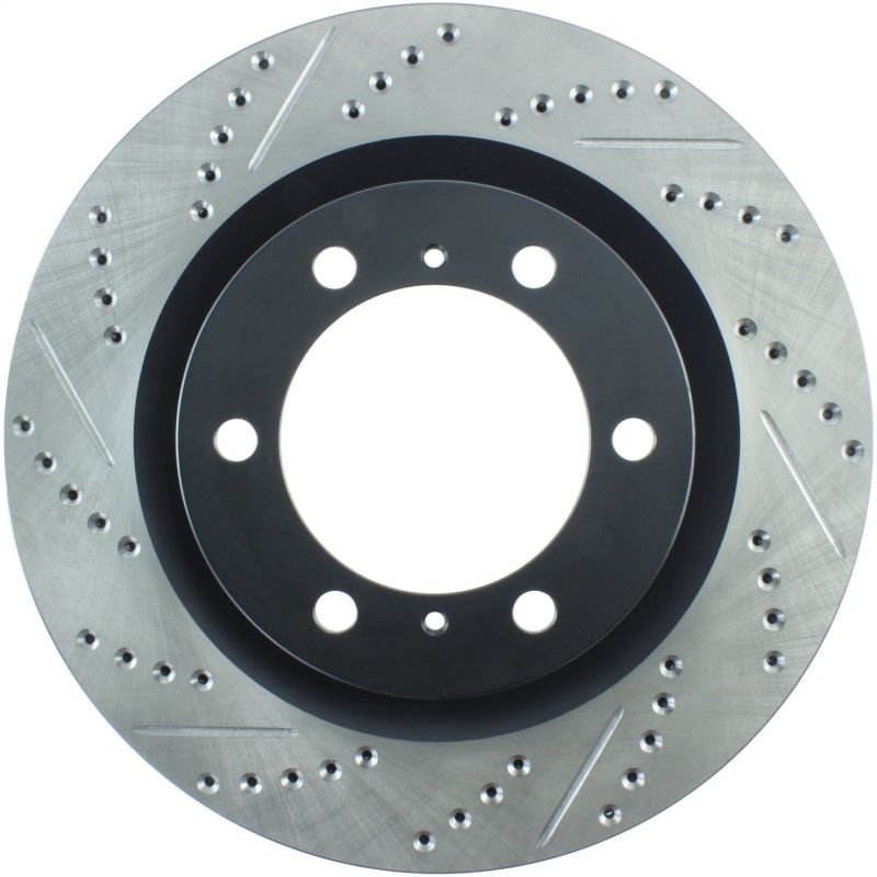 StopTech Slotted & Drilled Sport Brake Rotor-Brake Rotors - Slot & Drilled-Stoptech-STO127.44174R-SMINKpower Performance Parts