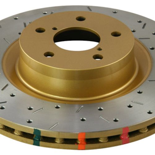 DBA 7/90-96 Turbo/6/89-96 Non-Turbo 300ZX Front Drilled & Slotted 4000 Series Rotor-Brake Rotors - Slot & Drilled-DBA-DBA4909XS-SMINKpower Performance Parts