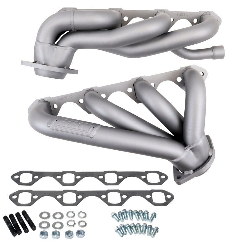 BBK 87-95 Ford F150 Truck 5.8 351 Shorty Unequal Length Exhaust Headers - 1-5/8 Titanium Ceramic-Headers & Manifolds-BBK-BBK3511-SMINKpower Performance Parts