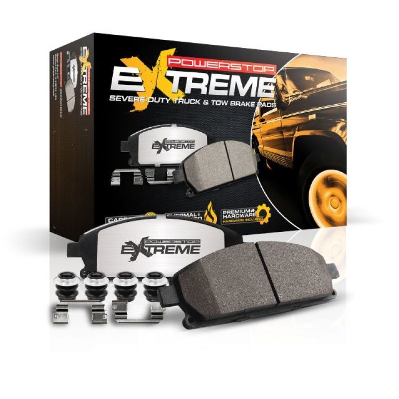 Power Stop 15-19 Cadillac Escalade Rear Z36 Truck & Tow Brake Pads w/Hardware - SMINKpower Performance Parts PSBZ36-1707 PowerStop