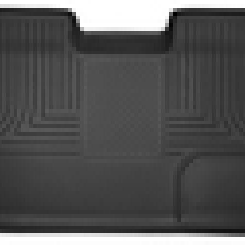 Husky Liners 09-14 Ford F-150 SuperCrew Cab X-Act Contour Second Row Seat Floor Liner - Black-Floor Mats - Rubber-Husky Liners-HSL53391-SMINKpower Performance Parts