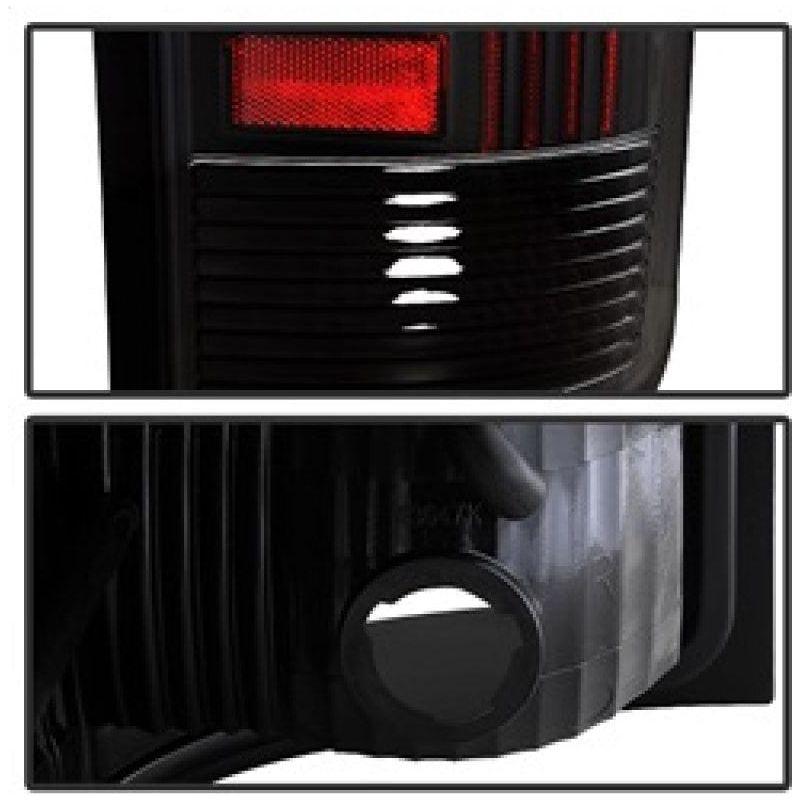 Xtune GMC Sierra 07-13 LED Tail Lights Black ALT-ON-GS07-G2-LED-BK - SMINKpower Performance Parts SPY5081551 SPYDER