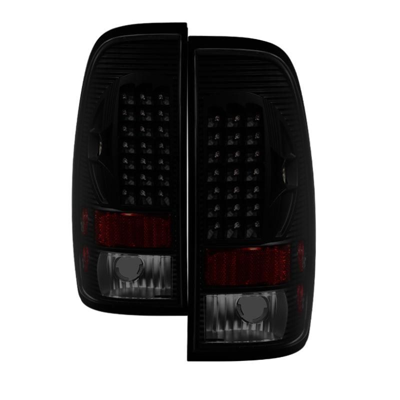Xtune Ford F250/350/450/550 Super Duty 99-07 LED Tail Lights Black Smoke ALT-ON-FF15097-LED-BSM - xtune-ford-f250-350-450-550-super-duty-99-07-led-tail-lights-black-smoke-alt-on-ff15097-led-bsm