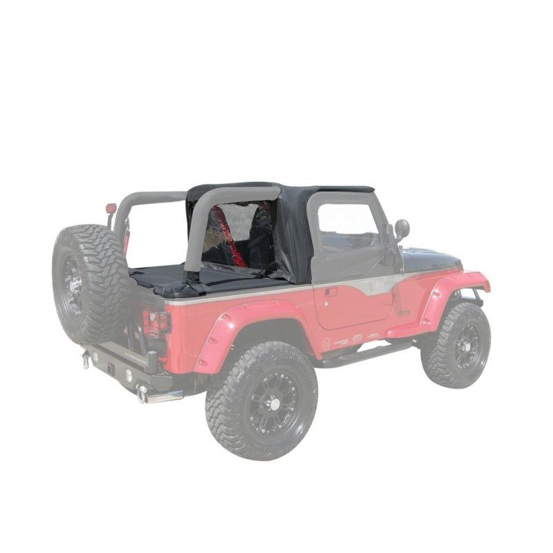 Rampage 1997-2002 Jeep Wrangler(TJ) Cab Soft Top And Tonneau Cover - Black Denim - SMINKpower Performance Parts RAM994015 Rampage