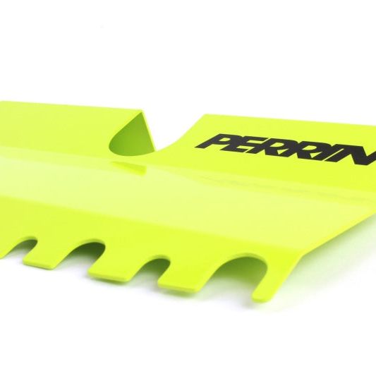 Perrin 15-21 WRX/STI Radiator Shroud (With OEM Intake Scoop) - Neon Yellow - SMINKpower Performance Parts PERPSP-ENG-512-4NY Perrin Performance