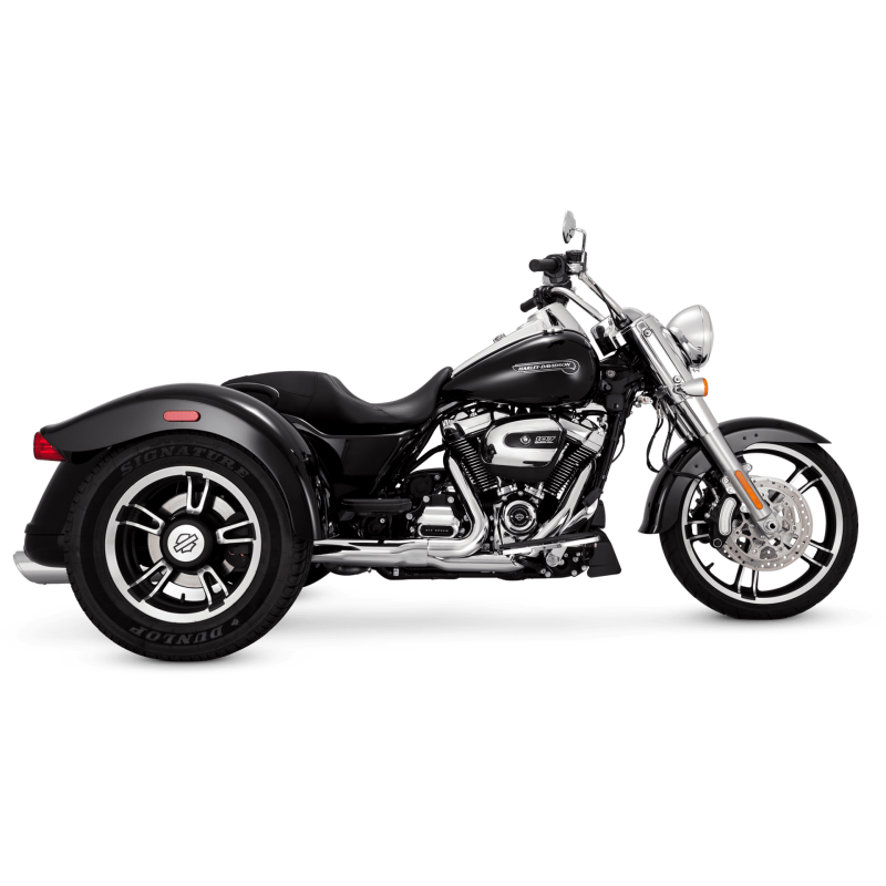 Vance & Hines Harley Davidson 17-22 Trike / Freewheeler Twin Slash Slip-On Exhaust - SMINKpower Performance Parts VAH16796 Vance and Hines