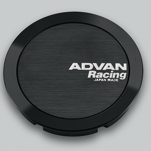 Advan Full Flat 63mm Centercap - Black-Wheel Center Caps-Advan-AVNYV0332-SMINKpower Performance Parts