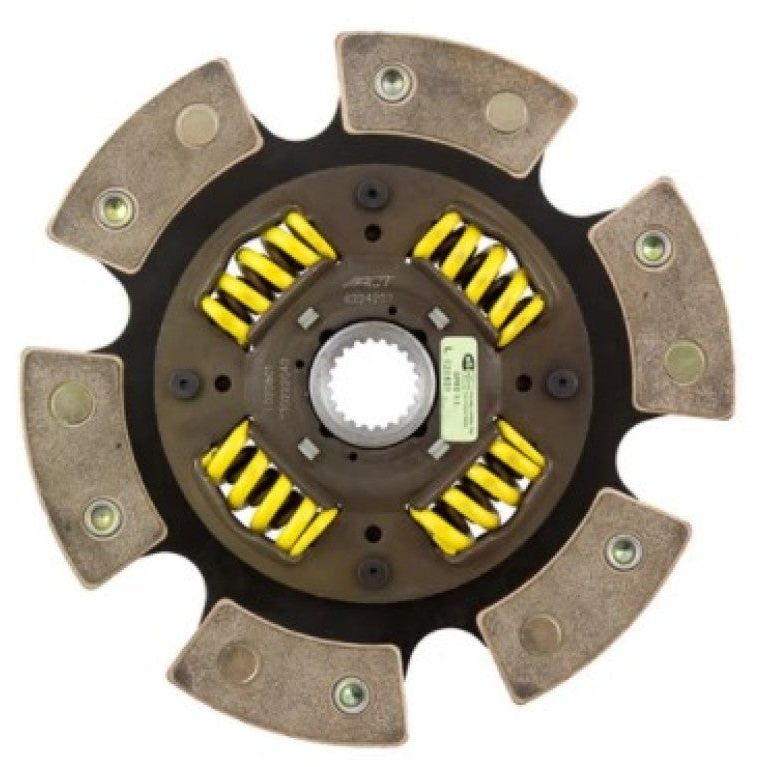 ACT 240mm Drive Plate 1.125in x 22 Spline 6 Pad Sprung Race Disc (Special Order)-Clutch Discs-ACT-ACT6240233-SMINKpower Performance Parts