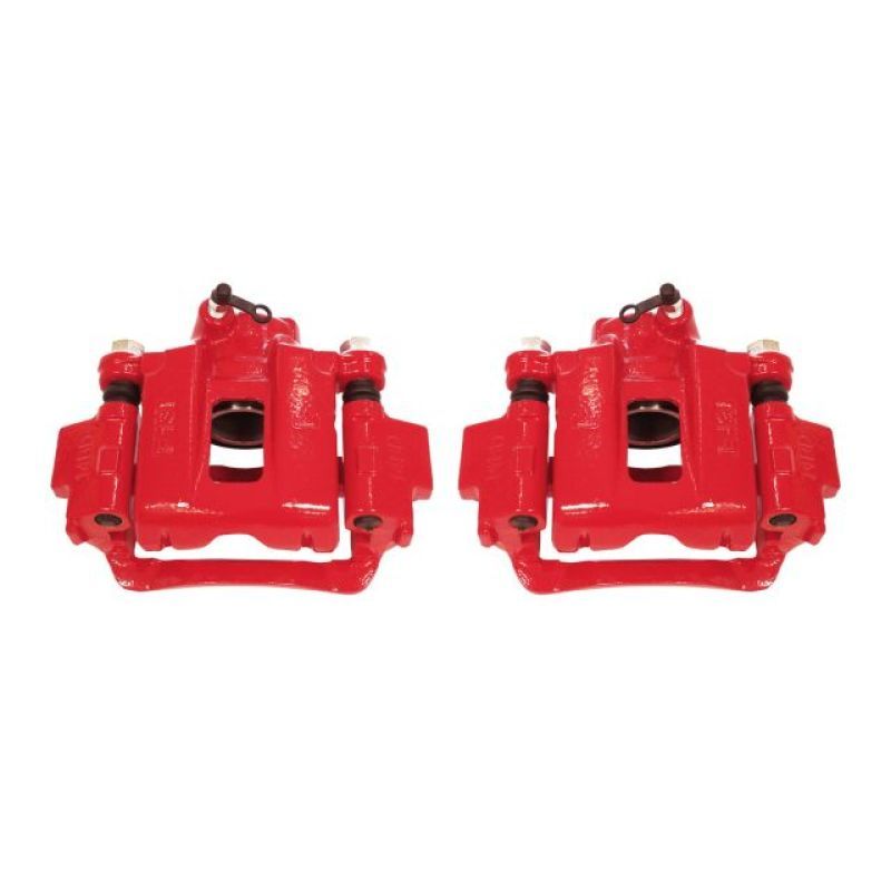 Power Stop 03-09 Toyota 4Runner Rear Red Calipers w/Brackets - Pair-Brake Calipers - Perf-PowerStop-PSBS2726-SMINKpower Performance Parts