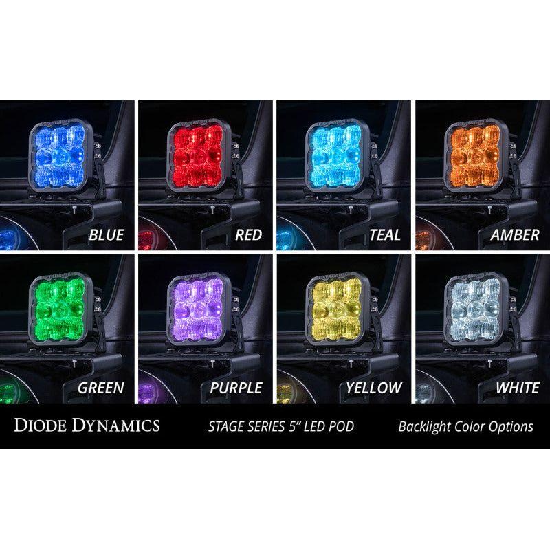 Diode Dynamics SS5 LED Pod Sport - White Combo (Pair) - SMINKpower Performance Parts DIODD6769P Diode Dynamics