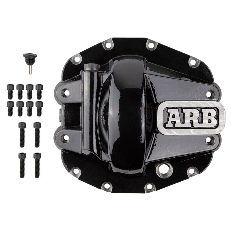 ARB Diff Cover Blk Jeep JL Rubicon Front - SMINKpower Performance Parts ARB0750011B ARB