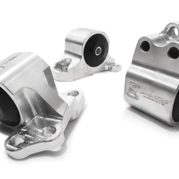 Innovative 92-95 Civic B/D Series Silver Aluminum Mounts Solid Bushings (3 Bolt) - SMINKpower Performance Parts INMB10150-SOLID Innovative Mounts