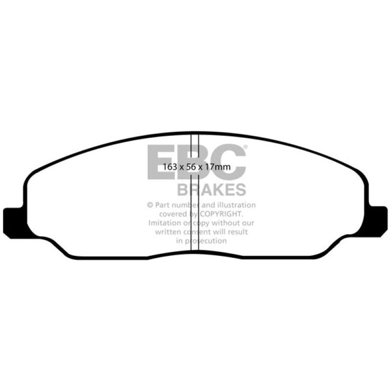 EBC 05-10 Ford Mustang 4.0 Bluestuff Front Brake Pads-Brake Pads - Racing-EBC-EBCDP51740NDX-SMINKpower Performance Parts