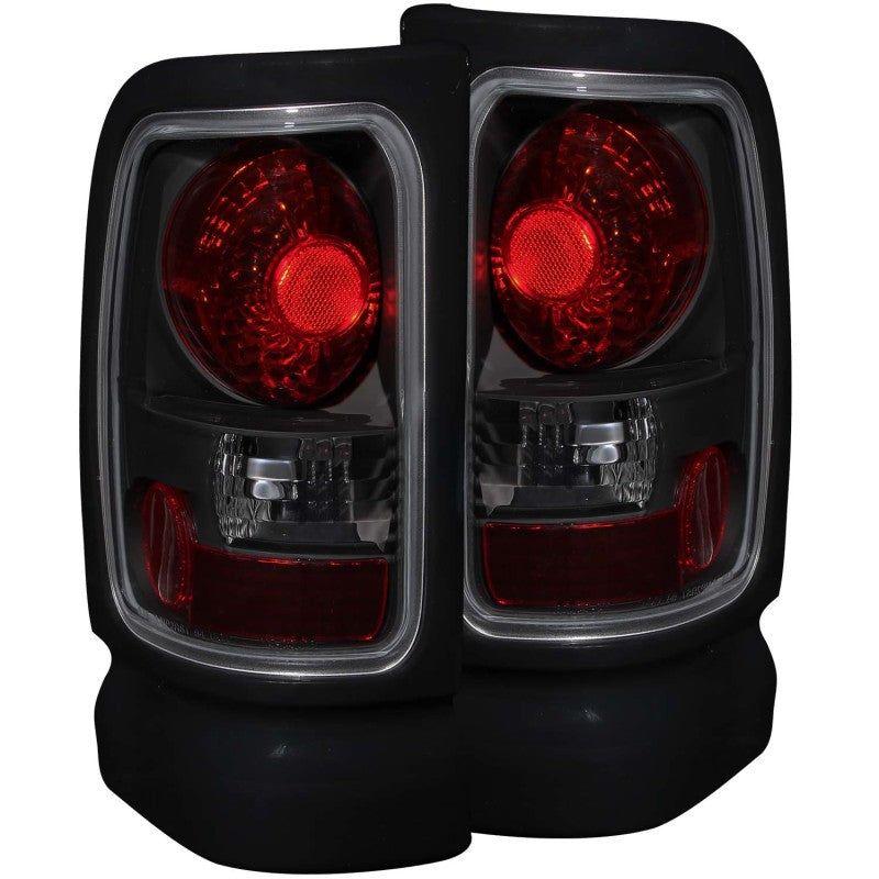 ANZO 1994-2001 Dodge Ram Taillights Dark Smoke-Tail Lights-ANZO-ANZ211170-SMINKpower Performance Parts