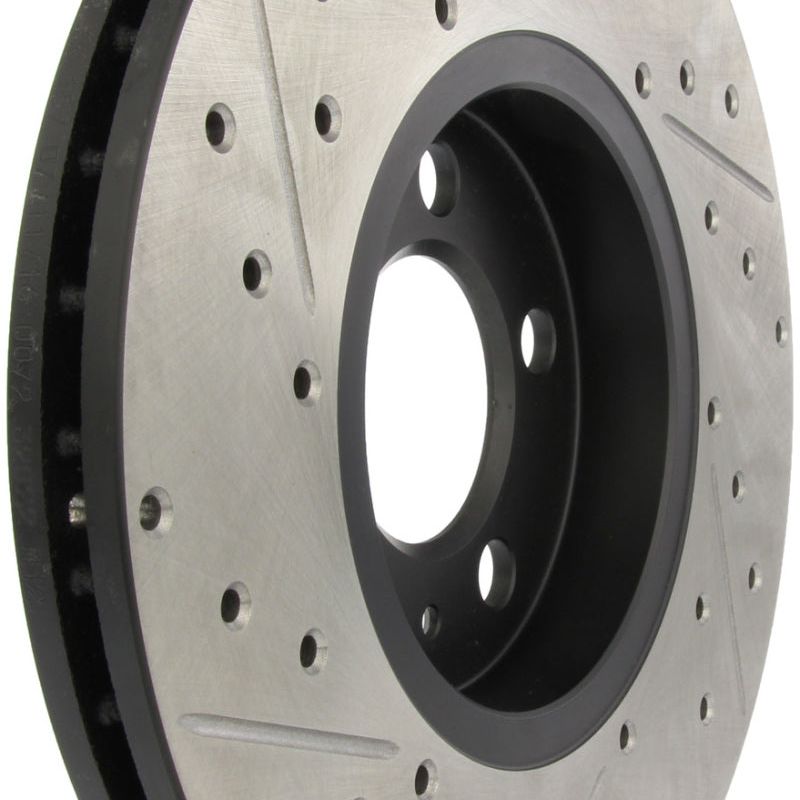 StopTech Slotted & Drilled Sport Brake Rotor-Brake Rotors - Slot & Drilled-Stoptech-STO127.33059L-SMINKpower Performance Parts