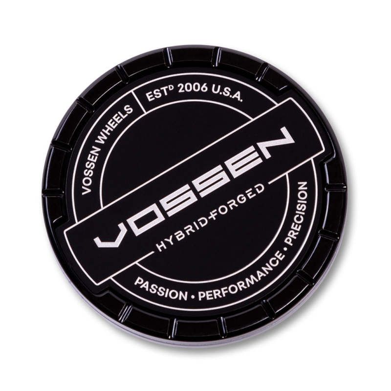 Vossen Billet Sport Cap - Large - Hybrid Forged - Gloss Black - SMINKpower Performance Parts VOSCAP-BSC-LG-HF-BC Vossen
