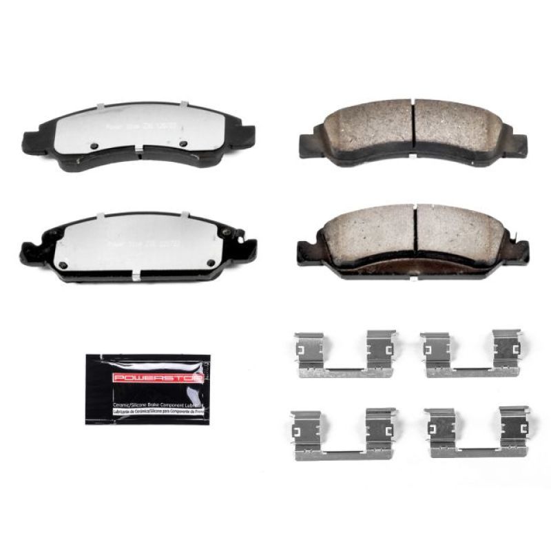 Power Stop 08-19 Cadillac Escalade Front Z36 Truck & Tow Brake Pads w/Hardware - SMINKpower Performance Parts PSBZ36-1363 PowerStop