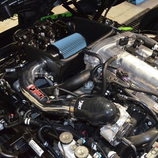Injen 2015-2017 Polaris Slingshot 2.4L 4 Cyl Wrinkle Red Short Ram Intake w/ Heat Shield - SMINKpower Performance Parts INJPS7000WR Injen