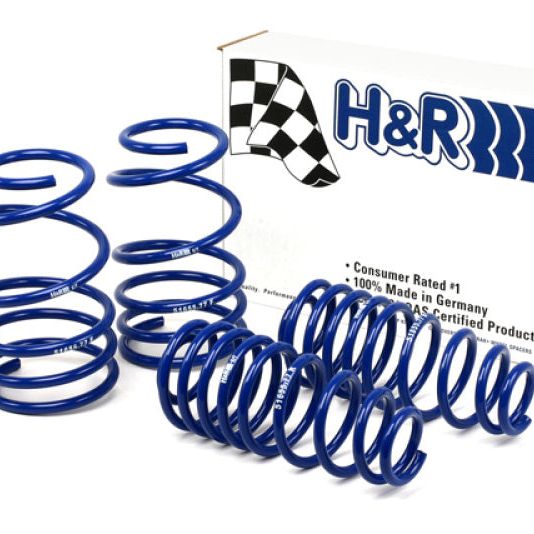 H&R 05-09 Ford Mustang/Convertible/GT/Shelby GT/Shelby GT-H V6/V8 Super Sport Spring-Lowering Springs-H&R-HRS51655-77-SMINKpower Performance Parts