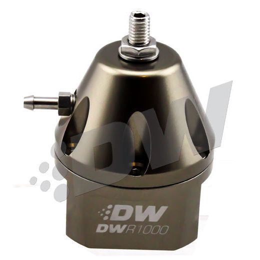 DeatschWerks DWR1000 Adjustable Fuel Pressure Regulator - Titanium-Fuel Pressure Regulators-DeatschWerks-DWK6-1000-FRT-SMINKpower Performance Parts