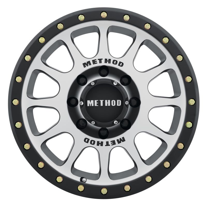Method MR305 NV 17x8.5 0mm Offset 8x170 130.81mm CB Machined/Black Street Loc Wheel-Wheels - Cast-Method Wheels-MRWMR30578587300-SMINKpower Performance Parts