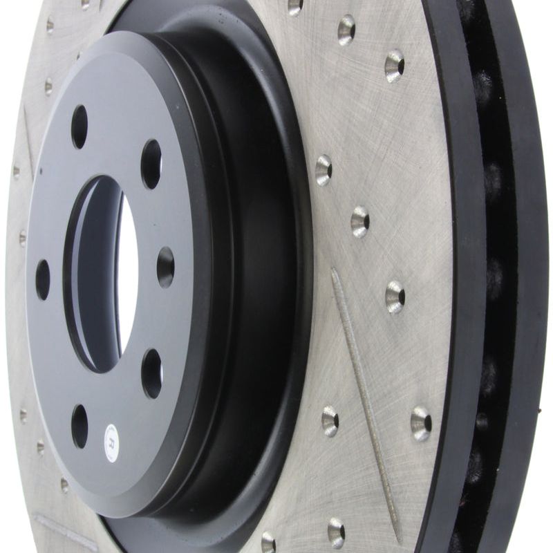 StopTech Slotted & Drilled Sport Brake Rotor-Brake Rotors - Slot & Drilled-Stoptech-STO127.33138R-SMINKpower Performance Parts