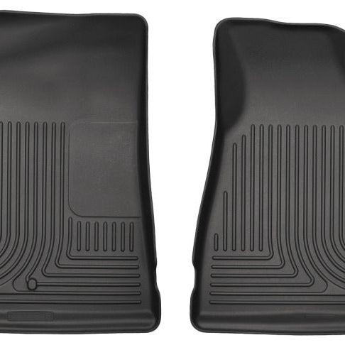 Husky Liners 09-14 Chevy Traverse/07-14 GMC Acadia Weatherbeater Black Front Floor Liners-Floor Mats - Rubber-Husky Liners-HSL18211-SMINKpower Performance Parts