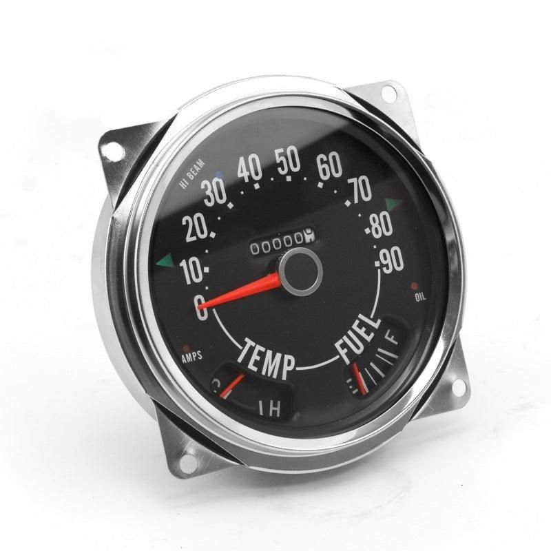 Omix Replace Speedometer Cluster Asse 0-90 MPH 55-75 CJ - omix-replace-speedometer-cluster-asse-0-90-mph-55-75-cj