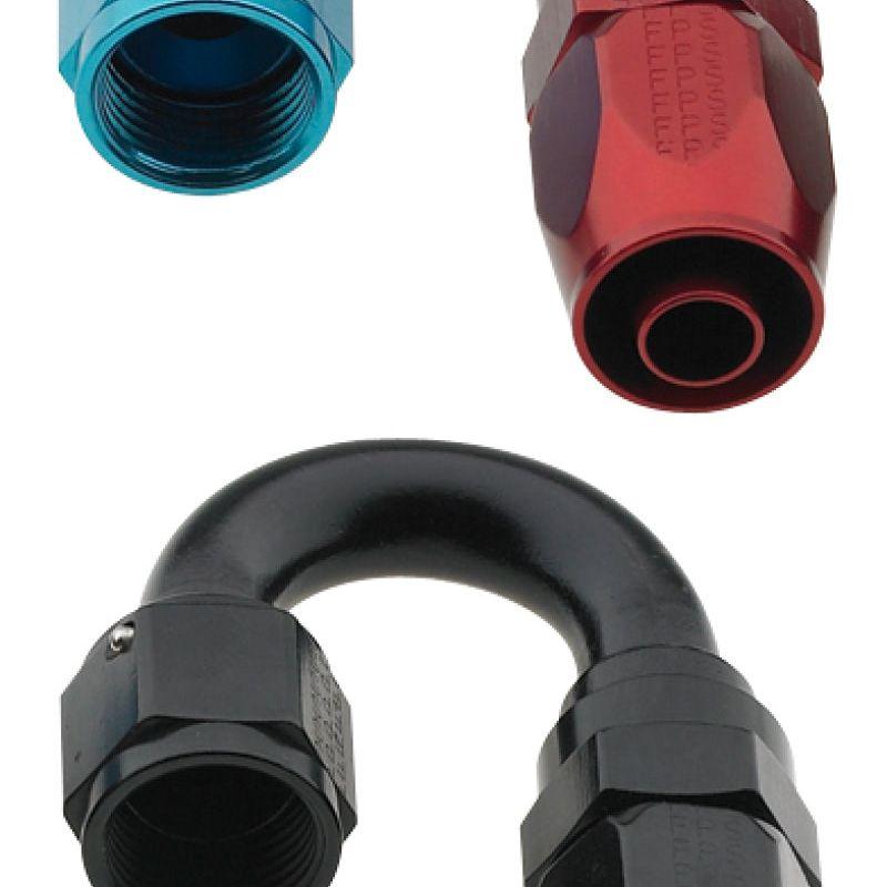 Fragola -6AN x 180 Degree Pro-Flow Hose End - Black - SMINKpower Performance Parts FRA231806-BL Fragola