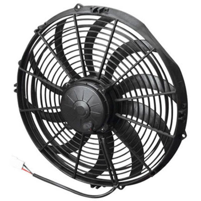 SPAL 1840 CFM 14in High Performance Fan - Push/Curved (VA08-AP71/LL-53S)-Fans & Shrouds-SPAL-SPL30102056-SMINKpower Performance Parts