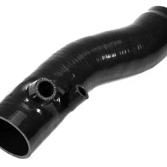 Perrin 2022+ Subaru WRX Black 3in Turbo Inlet Hose w/ Nozzle - SMINKpower Performance Parts PERPSP-INT-425BK Perrin Performance