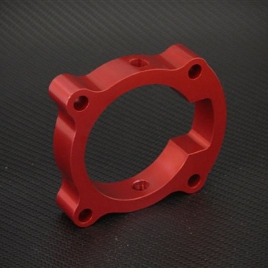 Torque Solution Throttle Body Spacer (Red): Hyundai Genesis Coupe 2.0T 10-12-Throttle Body Spacers-Torque Solution-TQSTS-TBS-018R-SMINKpower Performance Parts