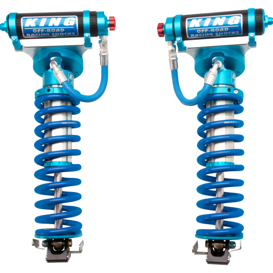 King Shocks 2005+ Ford F-250 4WD Front 3.0 Dia Remote Res Coilover Conv w/Adjuster (Pair) - SMINKpower Performance Parts KIN33001-207A King Shocks