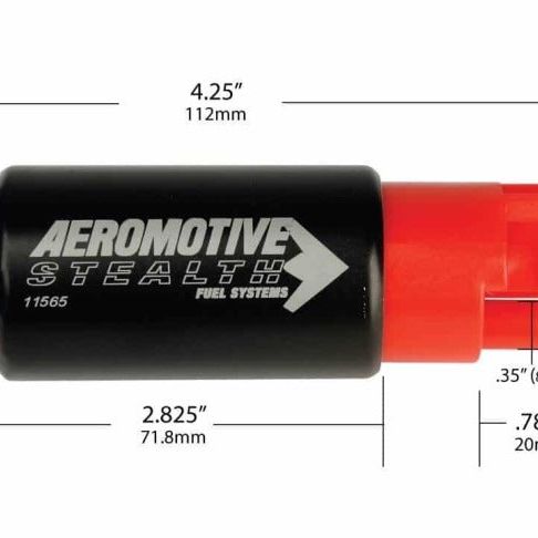 Aeromotive 325 Series Stealth In-Tank Fuel Pump - E85 Compatible - Compact 38mm Body-Fuel Pumps-Aeromotive-AER11565-SMINKpower Performance Parts
