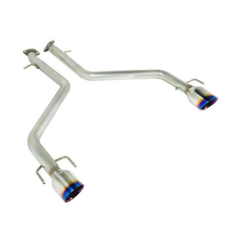 Remark 2021+ Lexus IS350 Axle Back Exhaust w/Burnt Double Wall Tip - SMINKpower Performance Parts REMRO-TTE4-D Remark