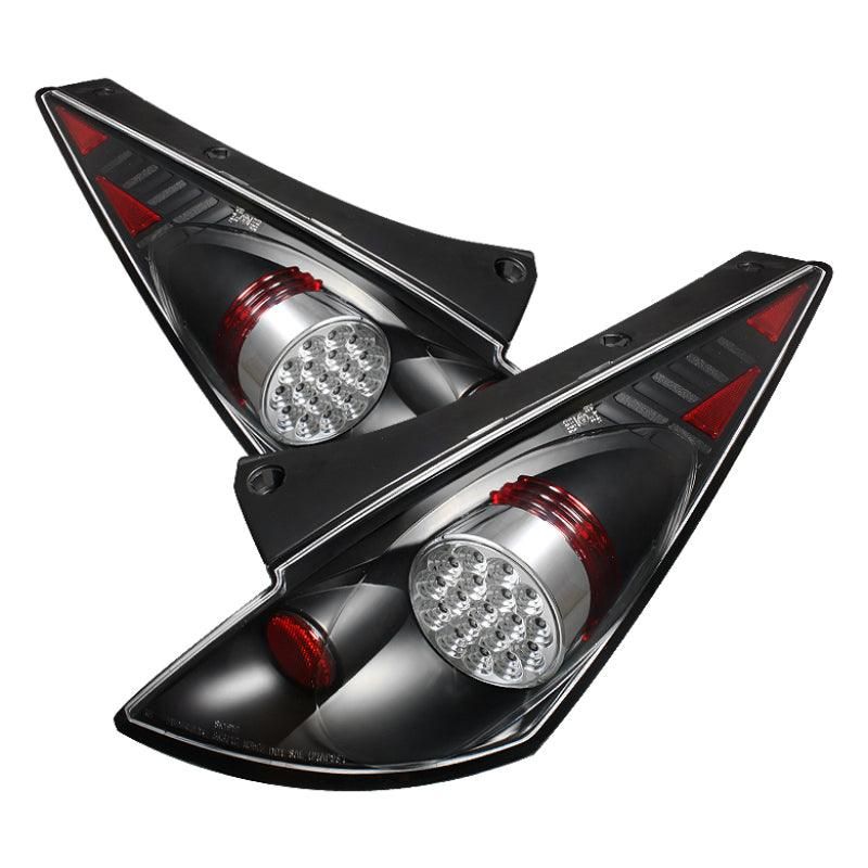 Spyder Nissan 350Z 03-05 LED Tail Lights Black ALT-YD-N350Z02-LED-BK - SMINKpower Performance Parts SPY5006714 SPYDER