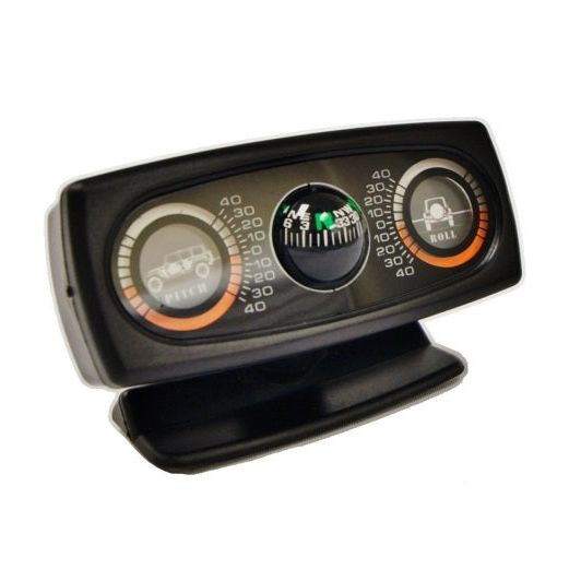 Rampage 1999-2019 Universal Clinometer With Compass - Black-Tow Hooks-Rampage-RAM791006-SMINKpower Performance Parts
