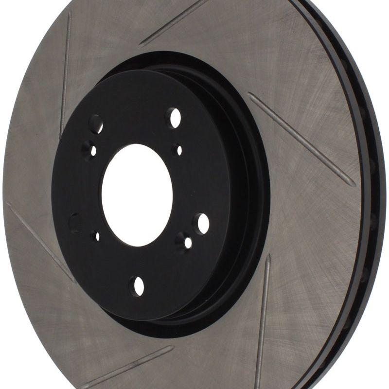 StopTech Power Slot Slotted 04-08 Accura TL (Brembo Caliper) Front Right Rotor-Brake Rotors - Slotted-Stoptech-STO126.40062SR-SMINKpower Performance Parts