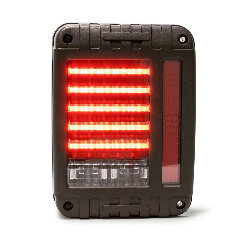 DV8 Offroad 07-18 Jeep Wrangler JK Horizontal LED Tail Light-Tail Lights-DV8 Offroad-DVETLJK-01-SMINKpower Performance Parts